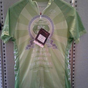 VIRGINIA Primal Women's Bike Raglan Jersey XL BRIGHT GREEN CYCLING RACINGTOP NWT